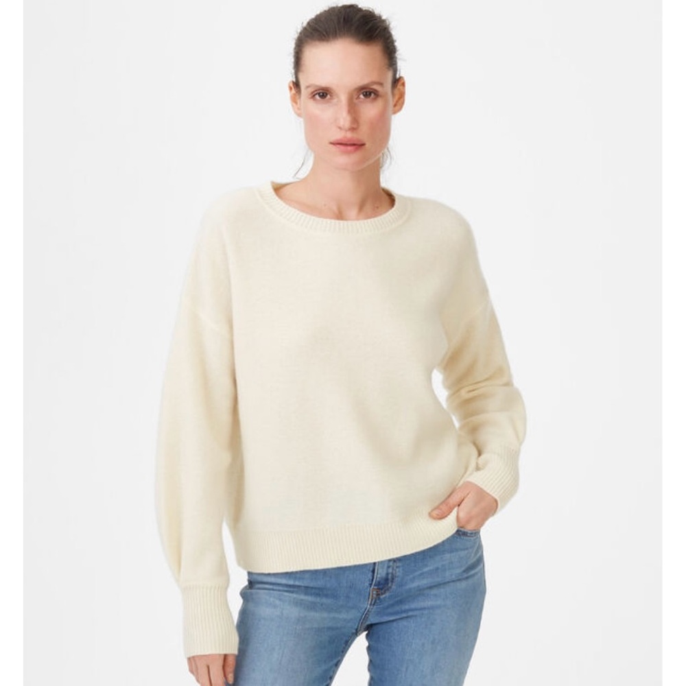 Club Monaco Yellow Cashmere Sweater